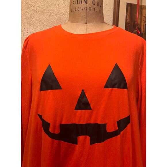 Roshop Pumpkin Face Dress with Pockets NWOT Size XL - Picture 3 of 8